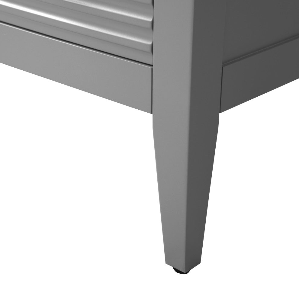 Vanity Art Freestanding Vanity, Cashmere Gray, 72", Double Sink, Golden Brushed