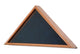 Solid Oak Burial Flag Display Case, 5'X8' Flag