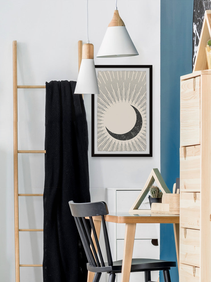 "Moonlight Shine" Framed Painting Print, 24x36