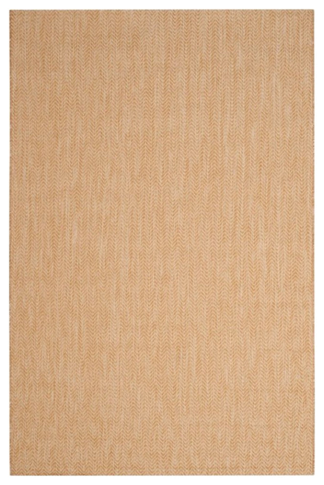 Safavieh Courtyard 8' X 11' Power Loomed Rug in Natural and Cream