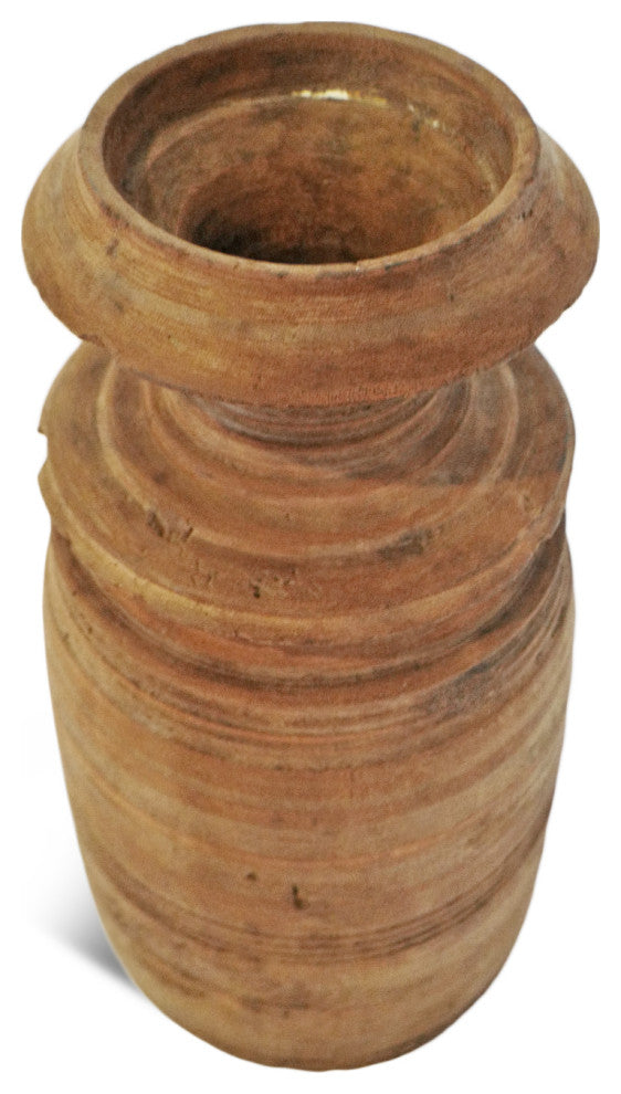 Consigned Old India Wood Pot 28