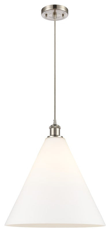 Innovations Lighting 516-1P-SN-GBC-161 Ballston Cone 1 Light 16" Pendant