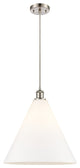Innovations Lighting 516-1P-SN-GBC-161 Ballston Cone 1 Light 16" Pendant