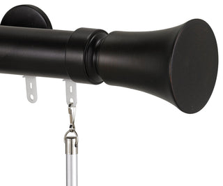 Deco Traverse Rod 2 With Tama 40 finial, Maroon, 120