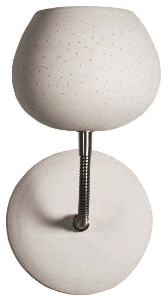 Claylight Sconce, Dot Pattern, No Switch - Xenon Bulb
