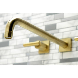KS6047CML Wall Mount Tub Faucet, Brushed Brass