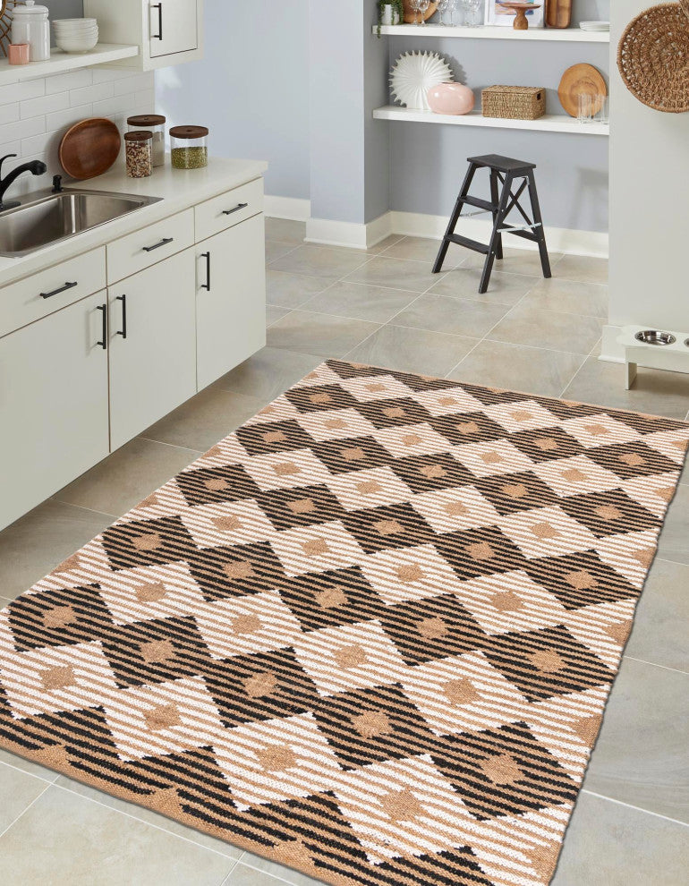 Contemporary Rectangle Area Rug 10'x13'11" Jacqueline Collection