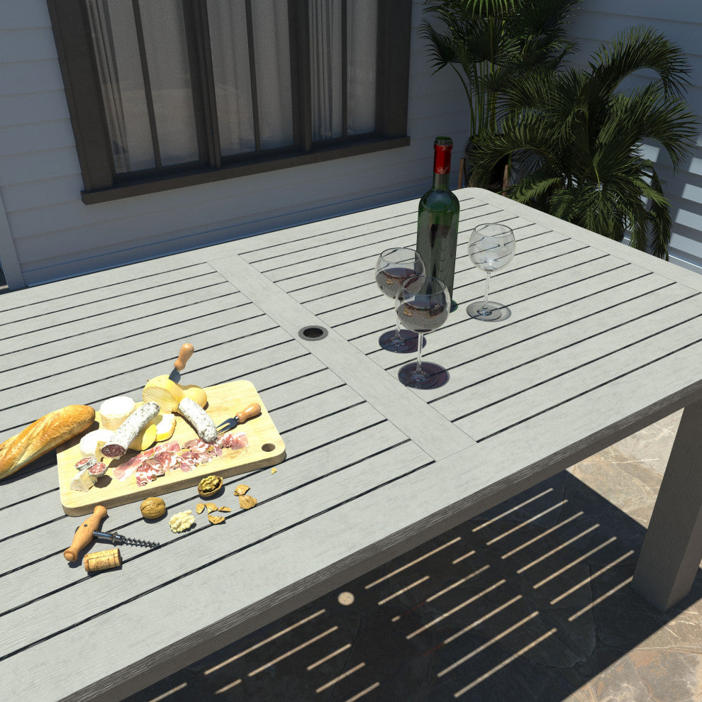 Rectangular 42x72 Counter Table, Weathered Acorn, Coastal Teak
