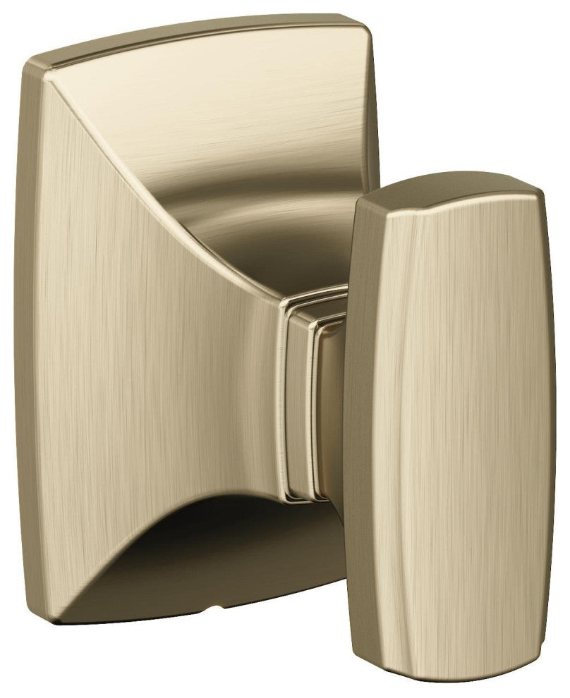 Highland Ridge Transitional Single Robe Hook, Golden Champagne