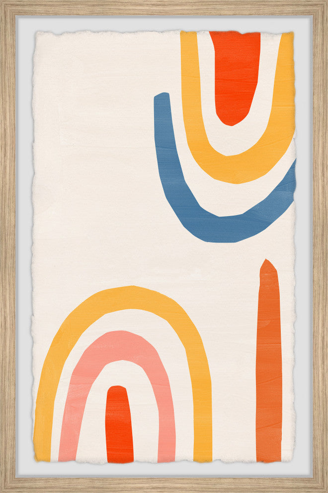 "Curved Edge" Framed Painting Print, 30x45