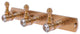 Carolina Crystal 3 Position Tie and Belt Rack, Brushed Bronze