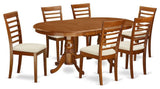 7-Piece Dining Room Set, Table, 6 Kitchen Chairs With Cushion