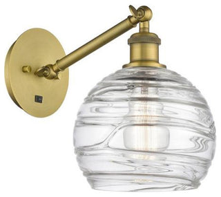 Innovations 317-1W-BB-G1213-8 1-Light Sconce, Brushed Brass