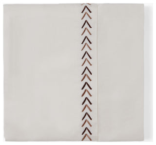350 TC Cream Sheet Set With Arrow Embroidery, King