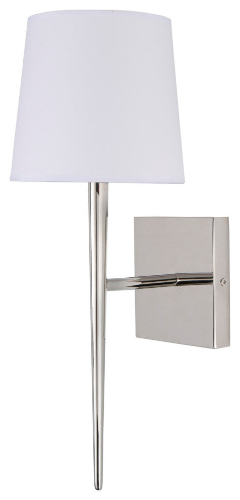 Marcus one light tapered rod wall sconce