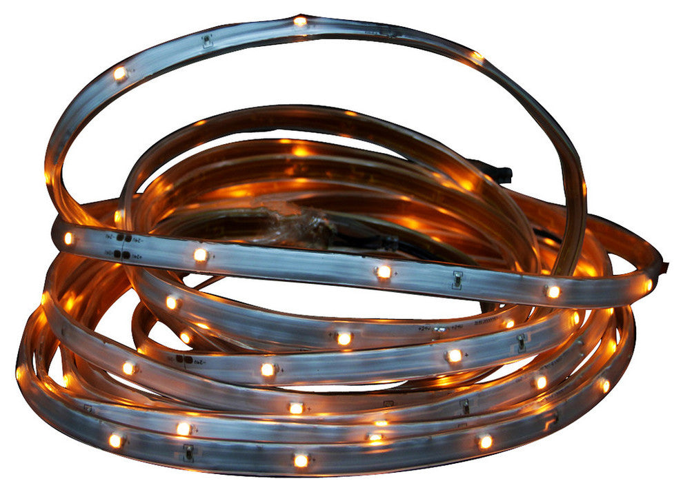 18' LED Indoor/Outdoor Christmas Linear Tape Lighting, Orange and White