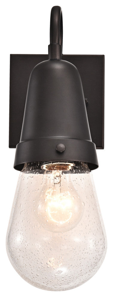CHLOE Lighting Jeffree Transitional 1-Light Rubbed Bronze Outdoor Wall Sconce
