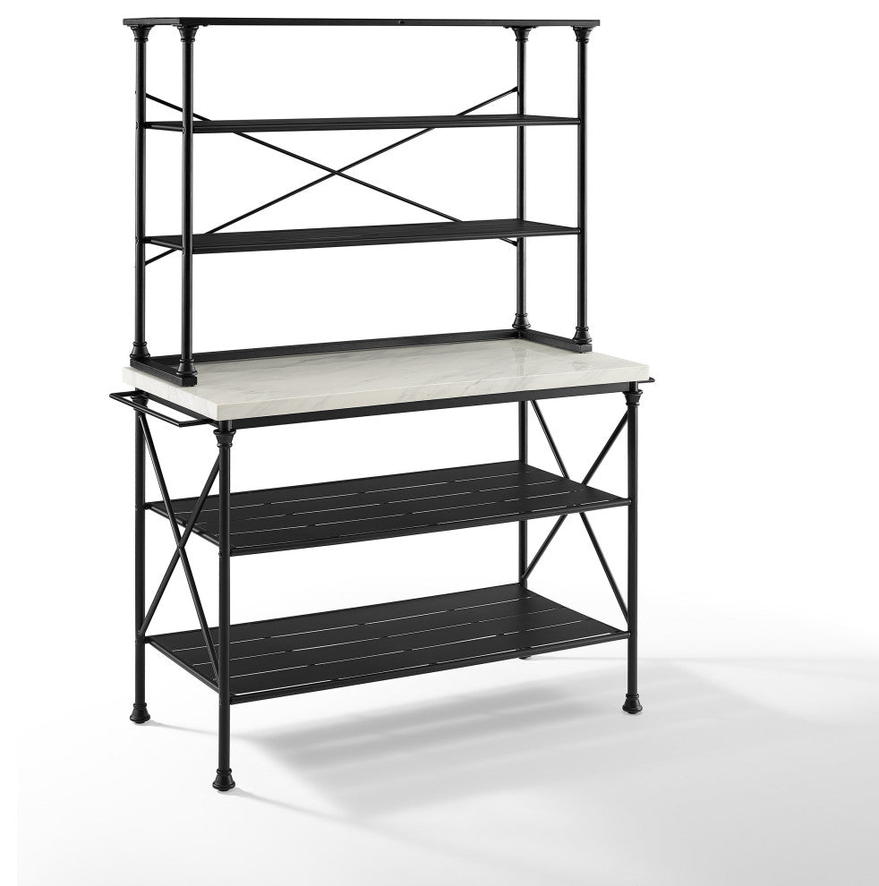 Madeleine Kitchen Island and Hutch