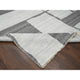 Grey Wool Hand knotted Natural Dyes Modern Oriental Rug 9' x 11'8"