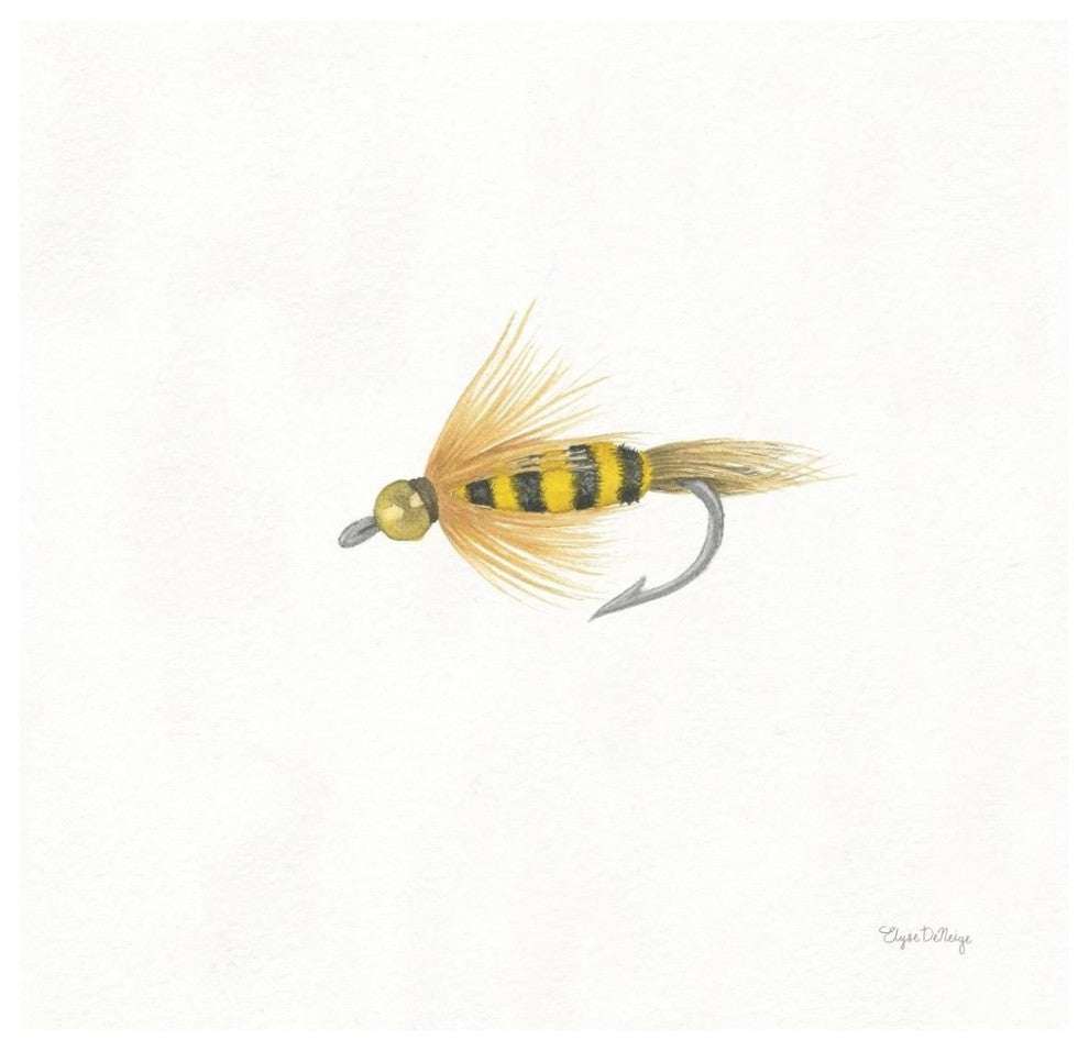 "Gone Fishin VII" Digital Paper Print by Elyse DeNeige, 42"x42"