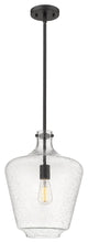 Innovations Lighting 493-1S-BK-G504-12-LED Lowell 1 Light 12" Mini Pendant