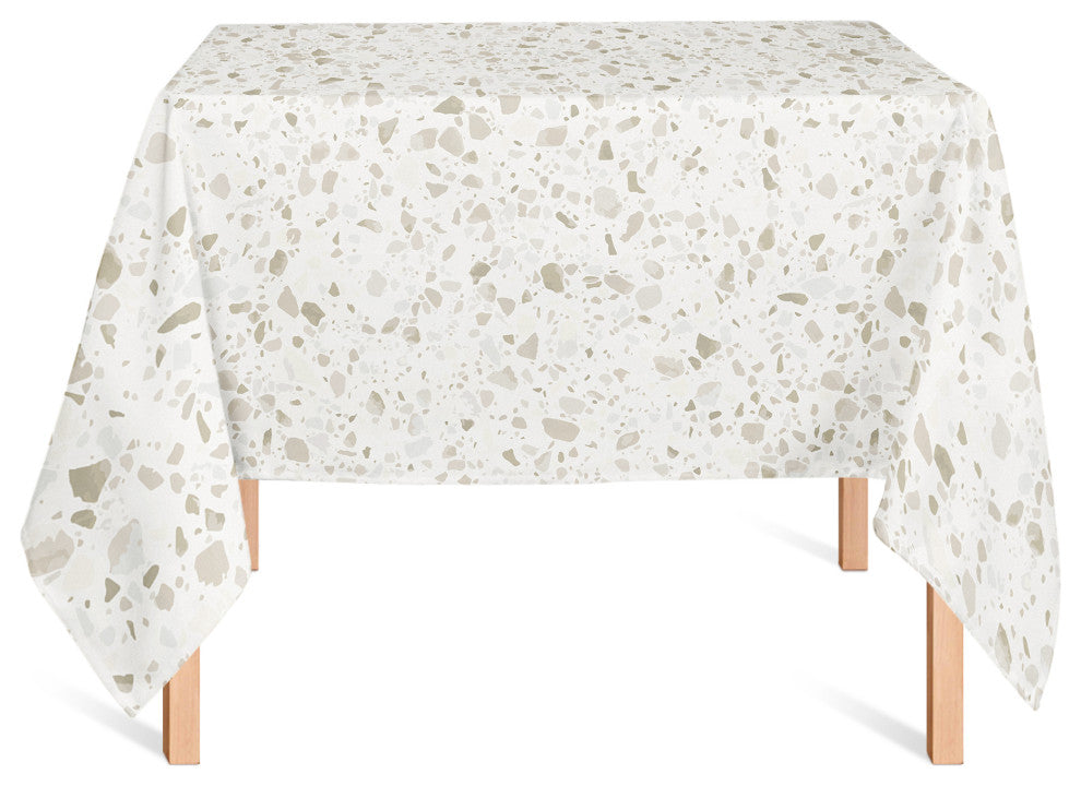 Tan Terrazzo 2 58x58 Tablecloth