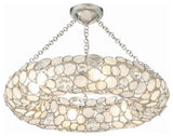 Palla 6-Light Semi Flush Mount, Antique Silver