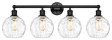 Athens Water Glass 4 35" Bath Vanity-Light Matte Black