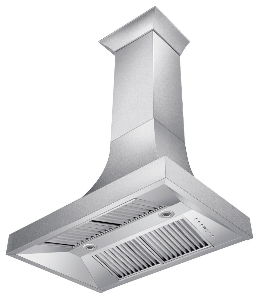 ZLINE 36" Designer Series DuraSnow Stainless Steel Wall Range Hood, 8632S-36