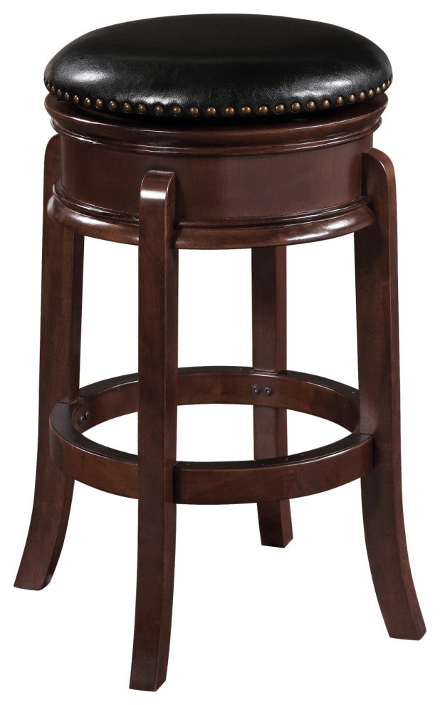 29" Hamilton Swivel Stool, Cappuccino