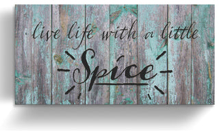 Spice Wrapped Canvas Kitchen Wall Art