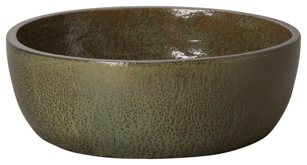 Medium, Metallic Green Planter