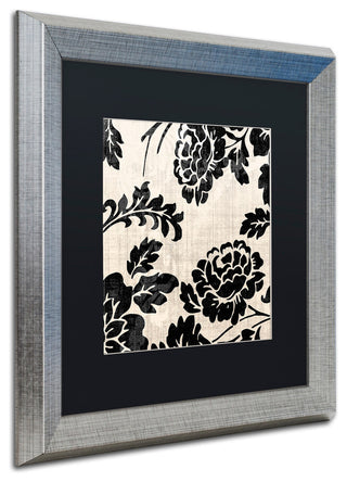 Color Bakery 'Stylesque III' Art, Silver Frame, Black Matte, 16"x16"