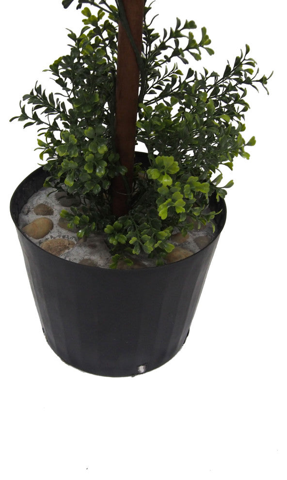 Vickerman TP170760 5'  Artificial Triple Ball Green Boxwood Topiary