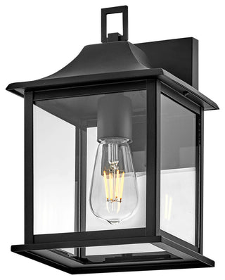 Lark 81590 Nolan 12" Tall Outdoor Wall Sconce - Black