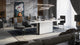 ZANOZA Dining Set, White/Black