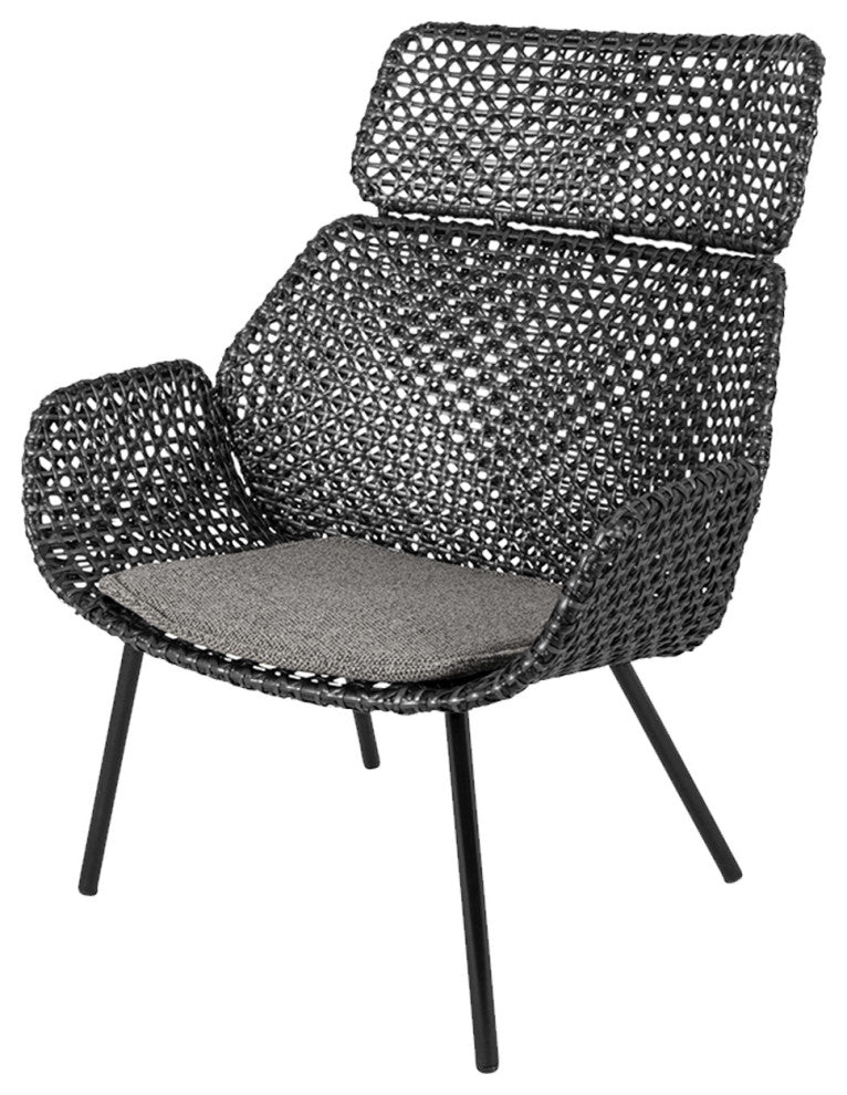 Cane-Line Vibe Lounge Chair/Highback Chair Cushion, 5407Yn115