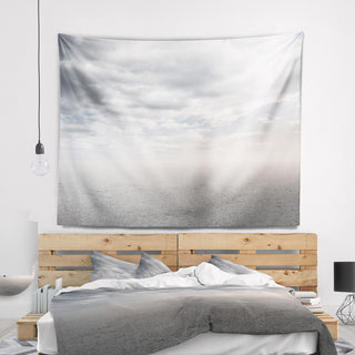 Desert Land and Sky Landscape Wall Tapestry, 92"x78"