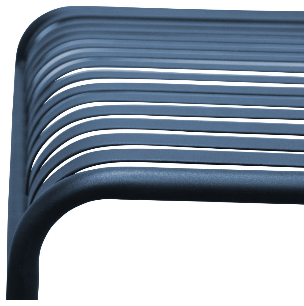 Enid Outdoor Table, Dark Blue