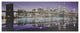 "LED New York City Brooklyn Bridge Skyline" Canvas Wall Art