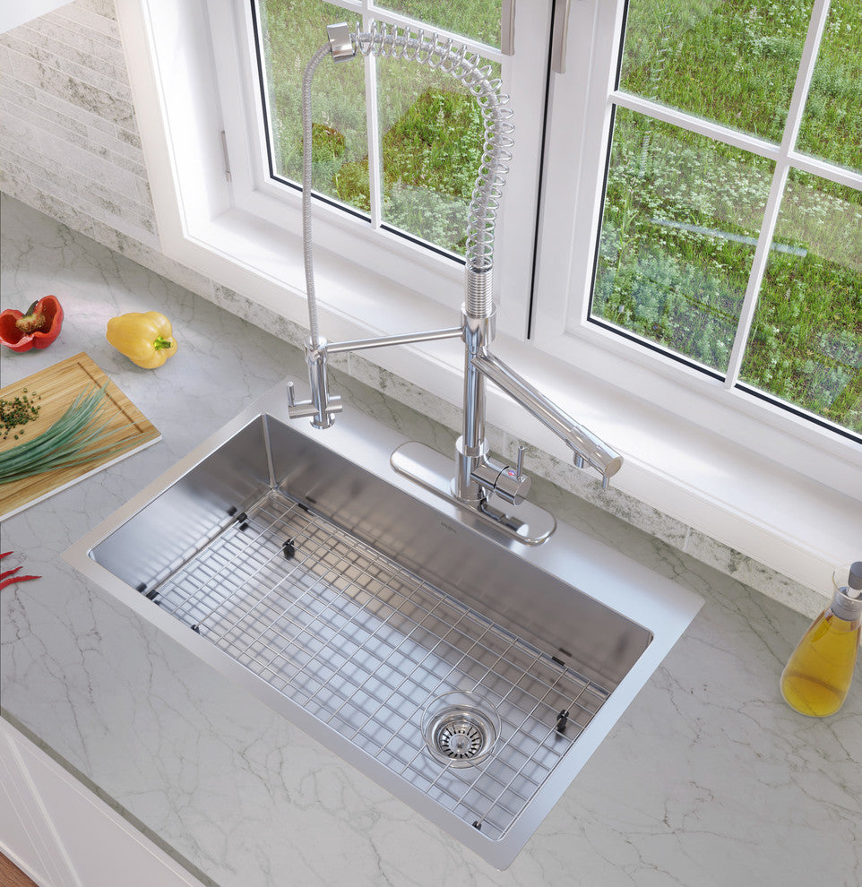 Valencia Series Dual-Mount Single Bowl Sink