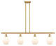 Innovations 516-4I-SG-G651-6 4-Light Island Light, Satin Gold