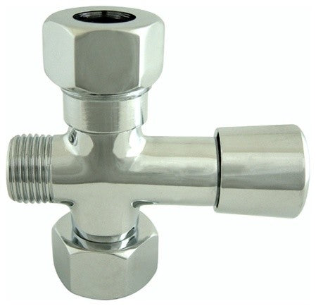 Kingston Brass Shower Diverter, Polished Chrome