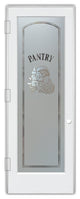 Pantry Door - Vino - Primed - 30" x 84" - Knob on Right - Push Open