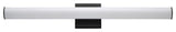 Maxim 52103 Rail 30" Tubular LED Bath Bar - Compliant - Black