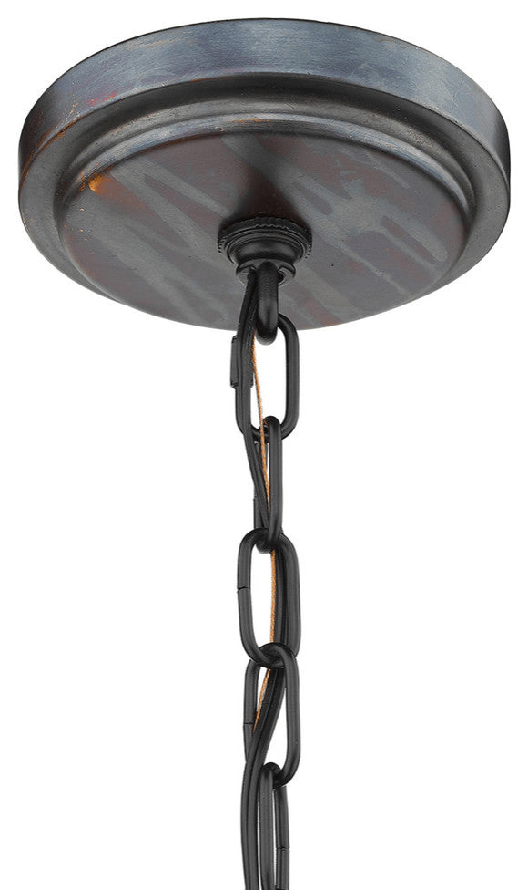 Ryker 3-Light Bronze Patina Pendant
