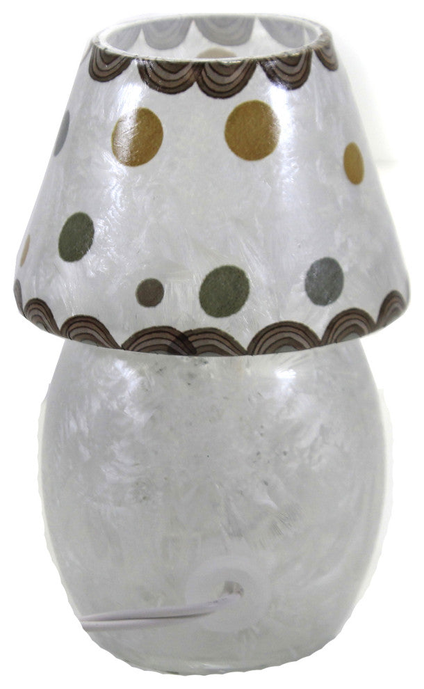 5.75In Cute Animal Lit Votive W/Shade, Glass, Childs Room Skr9226 Animals