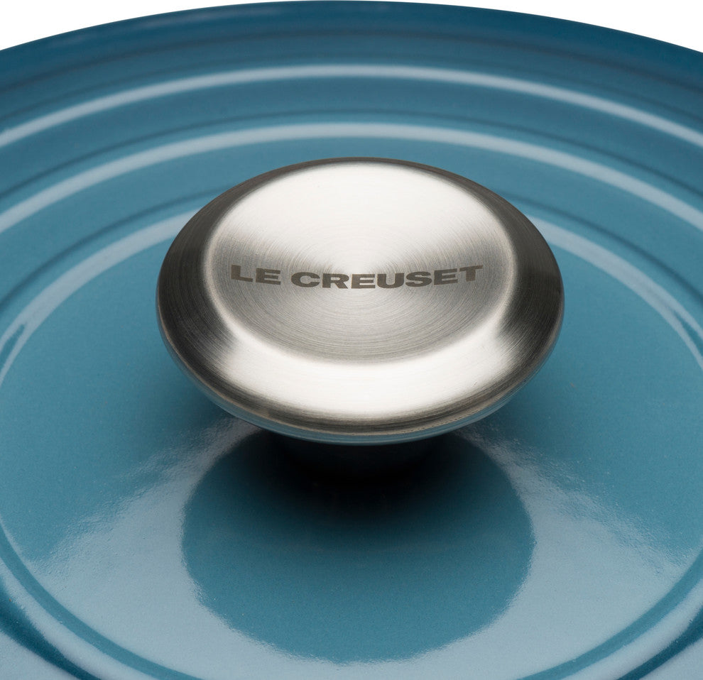 Le Creuset Signature Cast Iron Round Casserole, 20 cm, Marine
