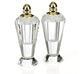 Badash H192G Preston Gold Hand Made Crystal Salt Pepper Shaker