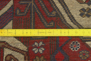 Semi Antique Stanley Ivory/Red Rug, 2'9x4'7